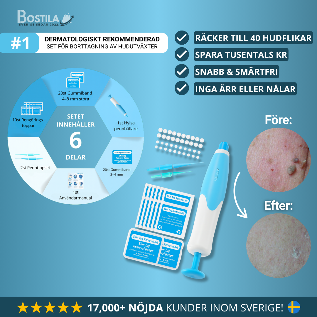 TagBuddy™ - Premiumset mot hudflikar – Synliga resultat utan smärta