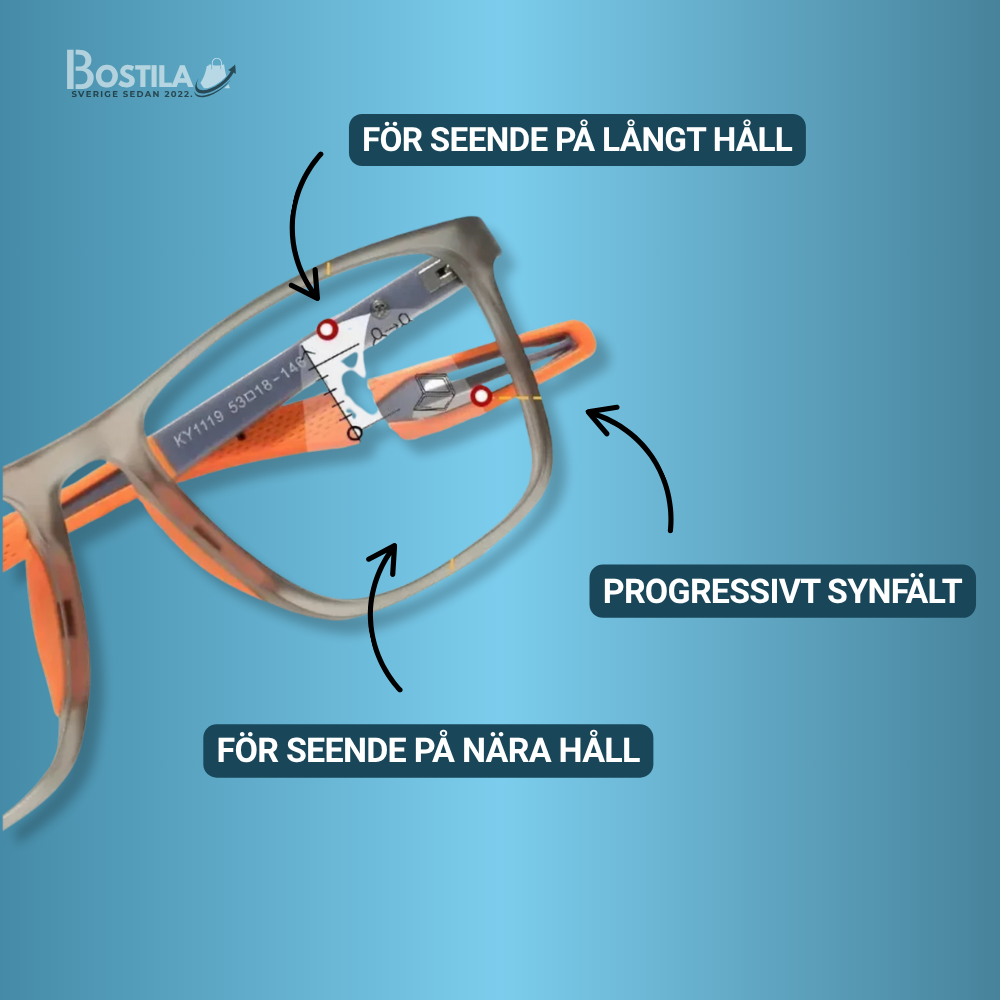 Bostila™ - Multifokusglasögon med Ljusanpassning
