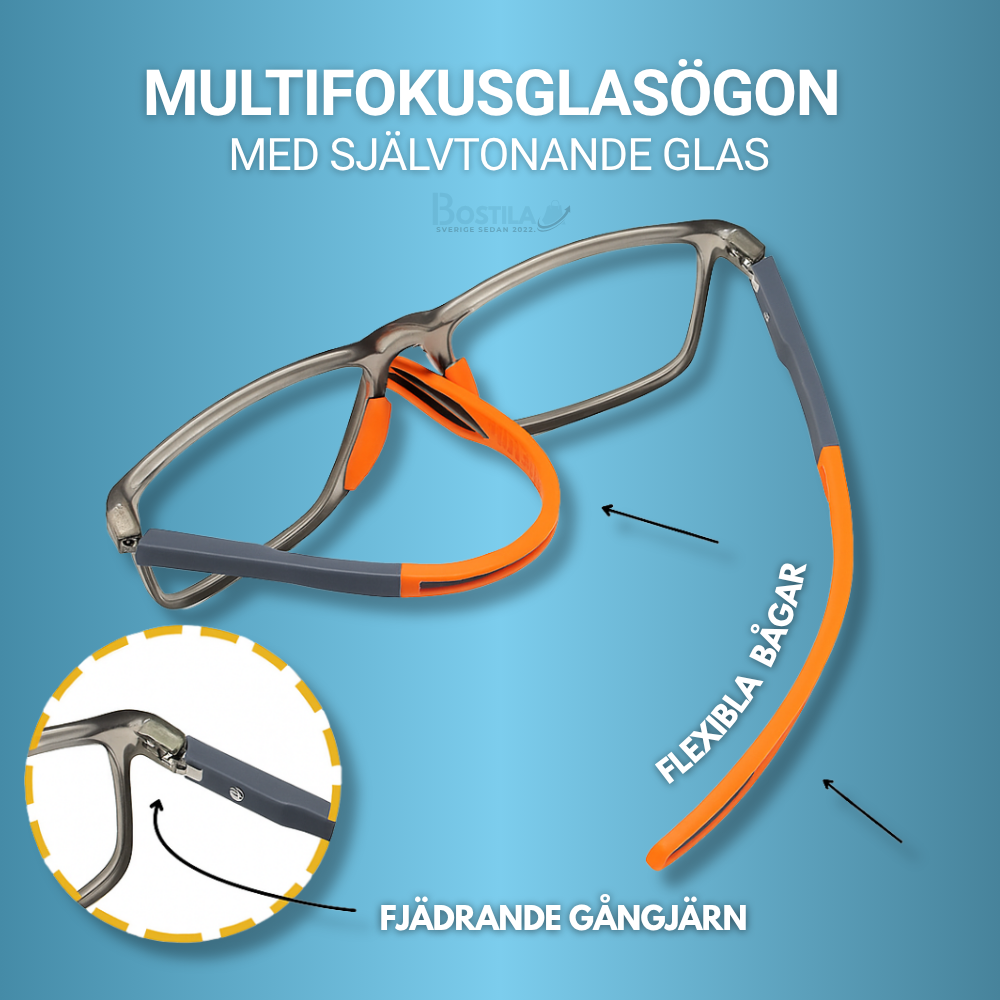 Bostila™ - Multifokusglasögon med Ljusanpassning