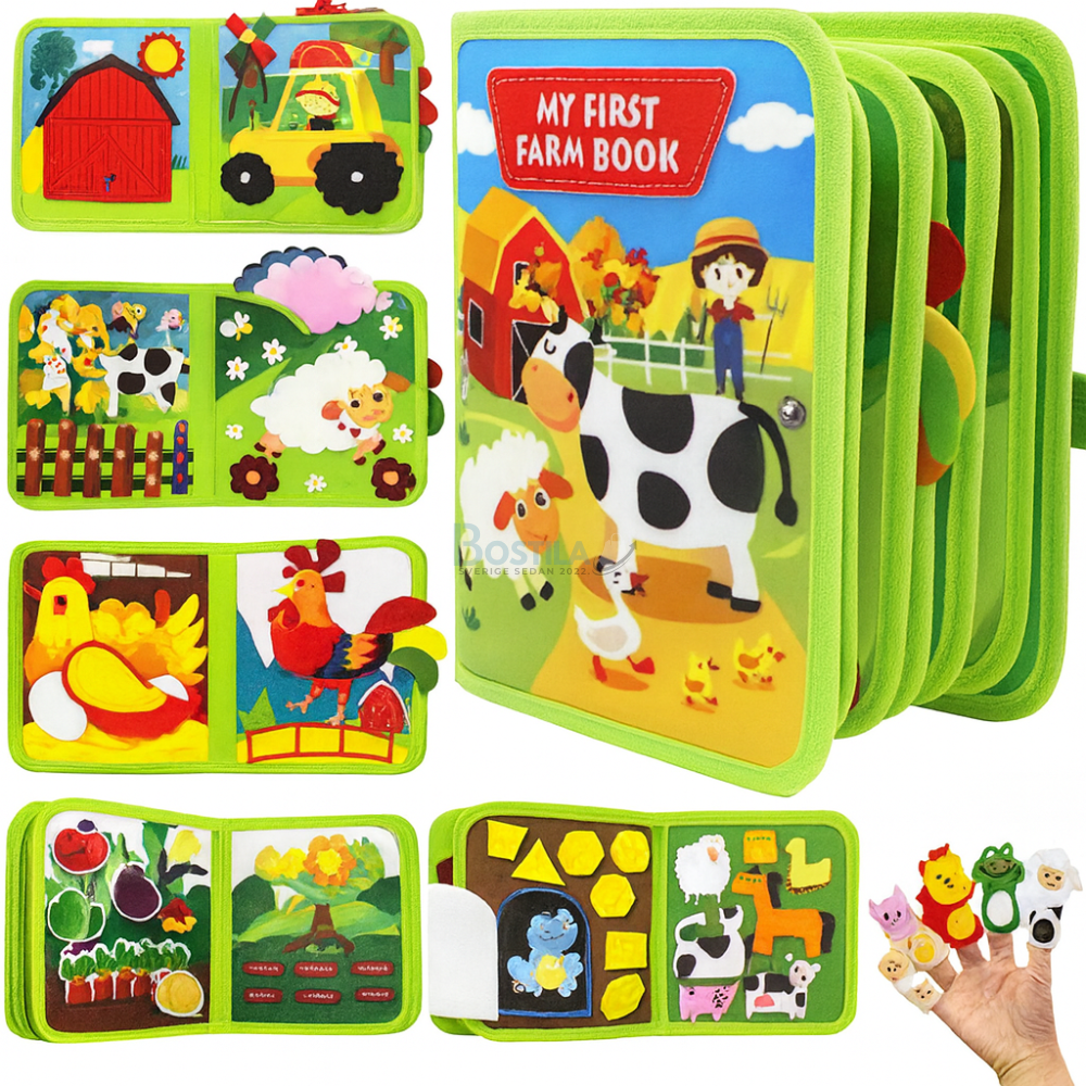 Montessori Bondgårdsbok för Lekfullt Lärande