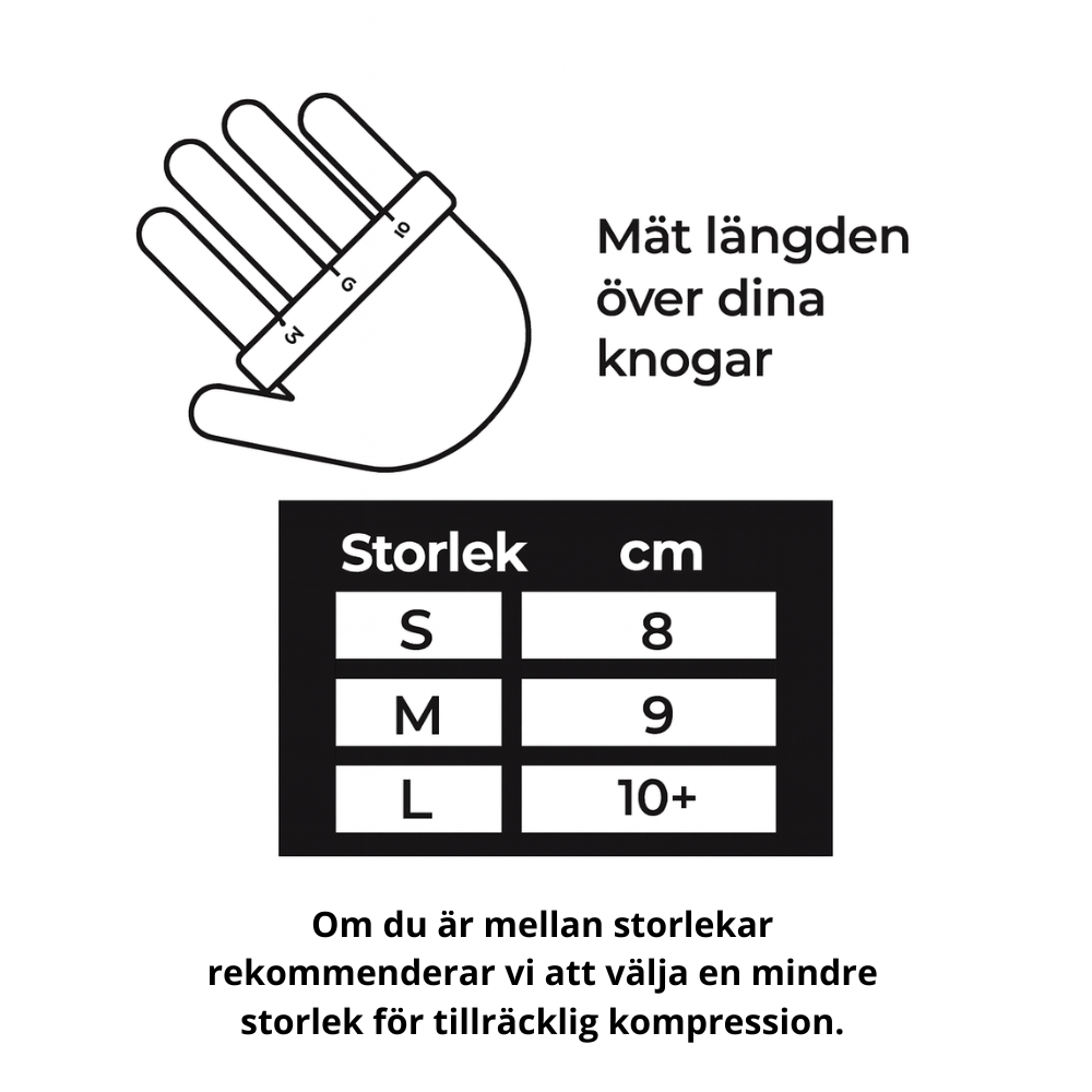 Premium Kompressionshandskar för Artrit och Svullnad