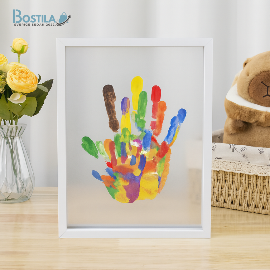 Bostila™ – Familjens Handavtryckstavla som fångar minnen för livet