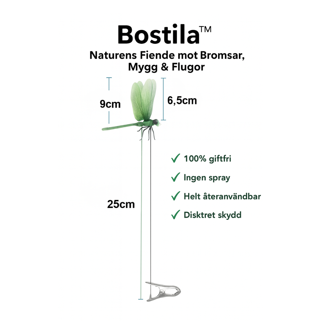 Trollsländan™ - Naturens Fiende mot Bromsar, Mygg & Flugor (3-Pack)