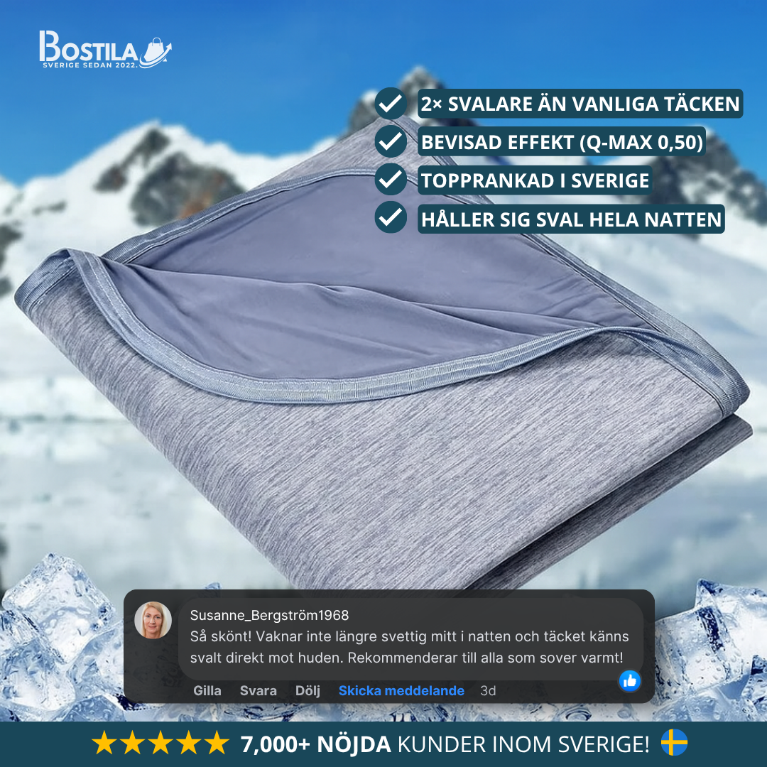 Bostila™ - Kyltäcke med Japansk Arc-Chill Teknologi & Mjuk Bambu