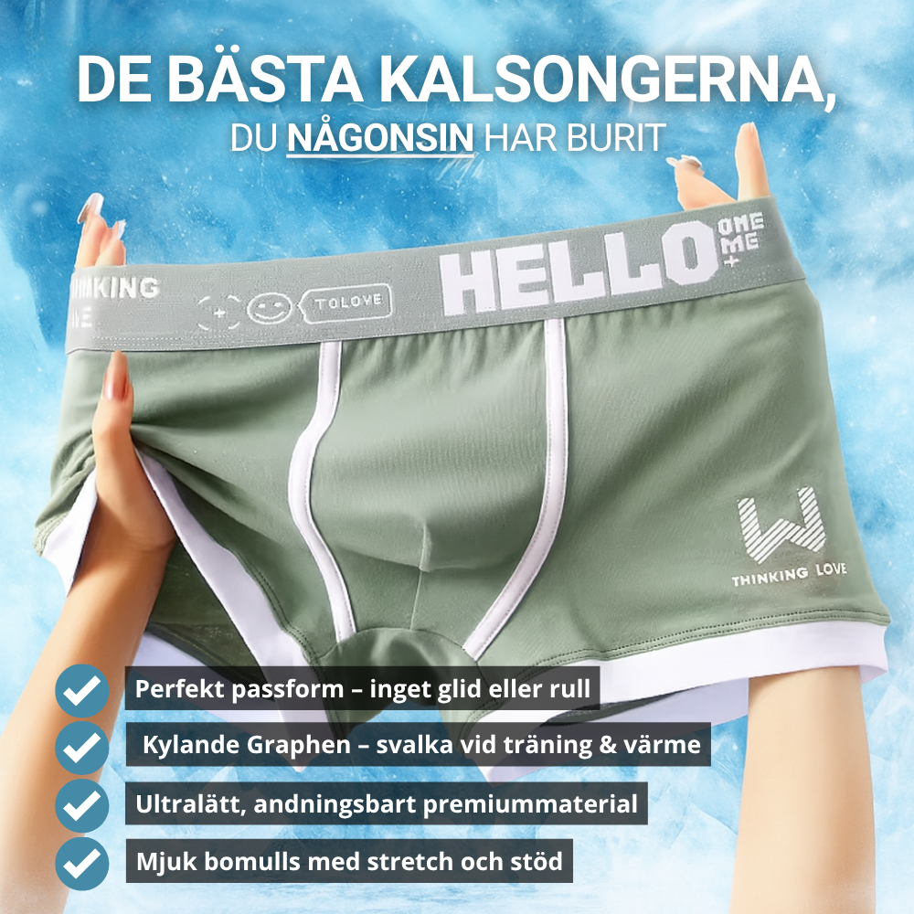 Bostila™ - Kylande Herrkalsonger med Maximal Komfort (3-Pack)