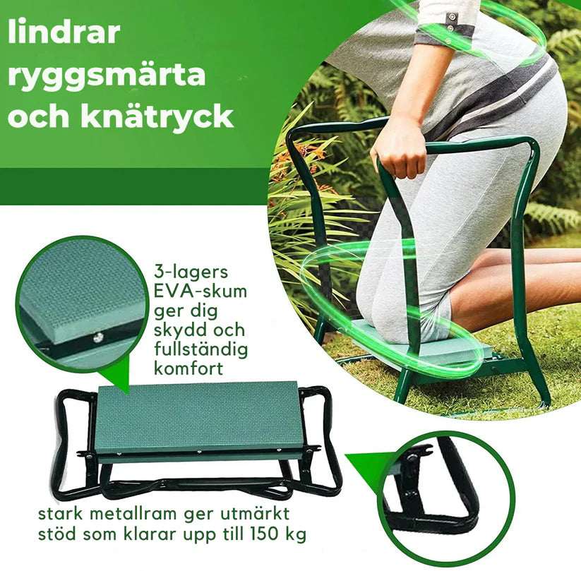 Bostila™ – Originella 2-i-1 Knä & Sittstödet för Utomhusbruk